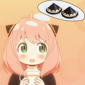 กิ๊บติดผมคอสเพลย์อนิเมะ,อุปกรณ์เสริมคอสเพลย์ตระกูลสายลับ Anya Forger ดีไซน์ใหม่จำนวน2ชิ้น - Product Image 4