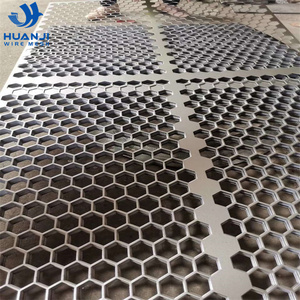 Lámina de Malla Metálica Perforada de Acero Inoxidable / Lámina Metálica con Orificios / Placa de Malla Perforada - Tejido Plano, Servicios de Soldadura y Doblado - Product Image 2