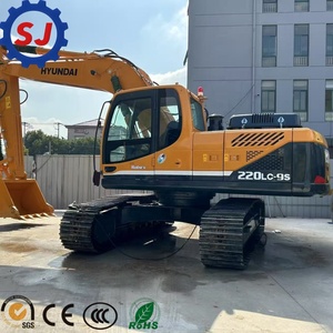 <b>Used</b> Hyundai R220LC-9S Excavator | 22 Ton Crawler Hydraulic Excavator | Korea Original Construction <b>Machine</b> For Sale - Product Image 1