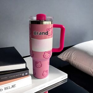 Nueva Taza con Estampado de Gato KT de Alta Calidad de Fábrica 2025, Linda Botella Térmica de Acero Inoxidable con Diseño de Dibujos Animados, Taza de Café para Regalos - Product Image 5