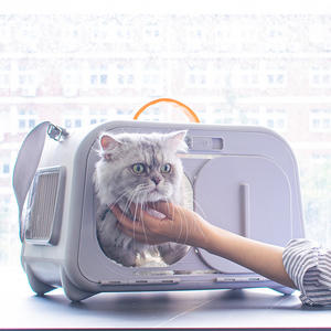 <span class=keywords><strong>Sac</strong></span> de <span class=keywords><strong>transport</strong></span> portable pour animaux de compagnie, grande capacité, avec thermomètre, design transparent, antivol - Product Image 6