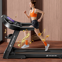 Caminadora Eléctrica Plegable Kepler con Pantalla LCD Inteligente, de Acero, Comercial, con Inclinación Manual/Automática, Motor de 2.5HP, Portátil, para Gimnasio en Casa