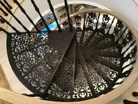 CBMmart – escalier circulaire en spirale de fer pour l'extérieur, Design extérieur de luxe