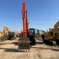 Excavator Bekas Hitachi ZX160 16 Ton Model 2024 dengan Pompa Mesin & Motor Alat Berat Konstruksi