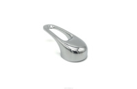 Mitigeur de douche monocommande chromé poli, durable et personnalisé, avec poignée de tirage polie