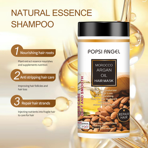 Mascarilla Capilar Profesional de Aceite de Nuez Marroquí con Queratina ODM 1000ml, Colágeno Orgánico Coreano, Productos Hidratantes para el Crecimiento del Cabello de Salón y Spa - Product Image 2
