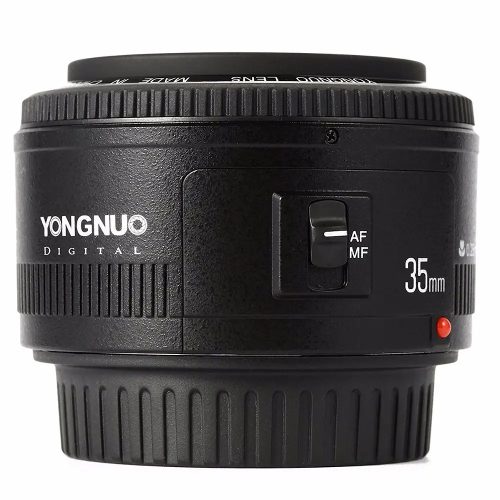YONGNUO 35mm F2 Camera Lens for Canon YN35MM F2.0 Lenses AF MF Wide Angle Lens for Canon