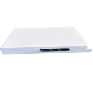 Composants de volet de fenêtre en PVC peint blanc neige, style moderne, horizontal, avec rail supérieur et inférieur, résistant aux UV, écologique - Product Image 2