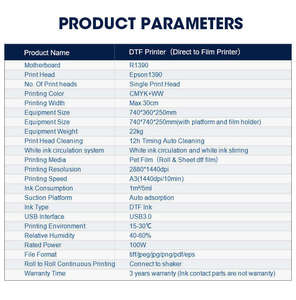 طابعة erasmall الأكثر مبيعًا <span class=keywords><strong>A3</strong></span> Dtf للشركات الصغيرة - Product Image 4