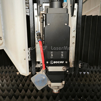 Machine de découpe laser à fibre industrielle 3kW 150x300cm de type ouvert pour la découpe de tôles de fer