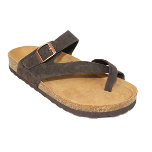 Women <b>Cork</b> Slippers Buckle Strap Flat <b>Sandals</b> Breathable Casual Beach Indoor Slippers - Product Image 2