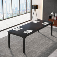 Tribesigns-Bureau d'Ordinateur Moderne de 78.7 Pouces, Grande Table de Conférence en Bois Rectangle de 6 Pieds, pour Réunions de Bureau, Séminaires, Vente Chaude