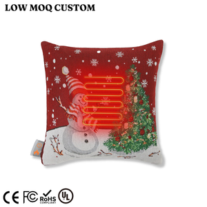 Mydays 야외 라벨 스위치 OEM/ODM 조정 가능한 겨울 부드러운 난방 온열 요추 베개 3 가지 온도 설정 - Product Image 1