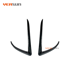 Haute qualité pare-chocs avant drapeau voiture avant lame garniture lumière sourcil pour <span class=keywords><strong>tesla</strong></span> modèle 3 pare-chocs avant - Product Image 3