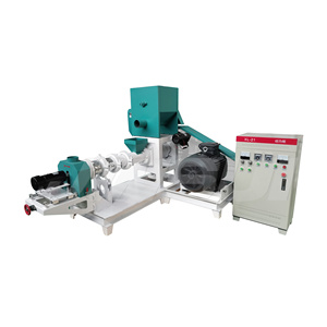Extrudeuse-sécheuse de nourriture flottante pour poissons 100-500 kg/h, machine d'extrusion de soja et de maïs, équipement de traitement de grains soufflés - Product Image 5