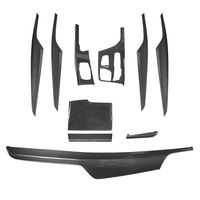 Kits d'intérieur de voiture en fibre de carbone sèche Shasha pour BMW Série 5 G30 G31 G32 G38 Accessoires