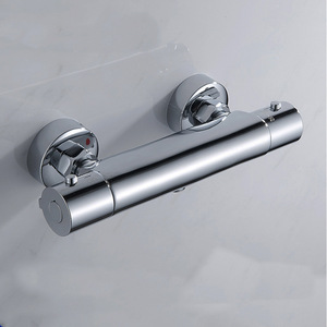 Flola Thermostatic Mixing Valve 812G Wall Mounted Shower Faucet With Ceramic Valve Core For Bathtub Shower <b>Set</b> - Product Image 1