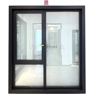 Wanjia hiện đại pháp cửa sổ đôi tráng men nhôm casement thép không gỉ màn hình lưới ngang mở louver rèm - Product Image 6