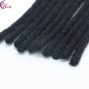 Estensioni Dreadlock in <span class=keywords><strong>Capelli</strong></span> Umani <span class=keywords><strong>per</strong></span> <span class=keywords><strong>Uomo</strong></span>/Donna, 6-20 Pollici, Nero Naturale - Product Image 4