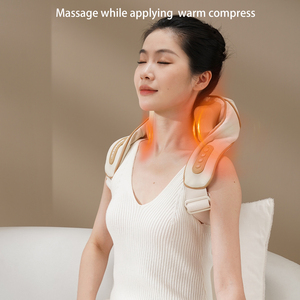 Shiatsu Elektrisches Nacken <span class=keywords><strong>massage</strong></span> gerät mit Wärme für die Entspannung der Nacken-Schulter muskulatur Inklusive <span class=keywords><strong>Massage</strong></span> kissen Perfektes Familien geschenk - Product Image 3