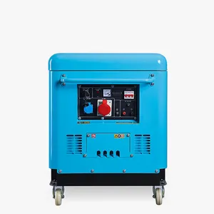 50/60Hz 10kva leiser Diesel generator einphasiger schall dichter Diesel generator