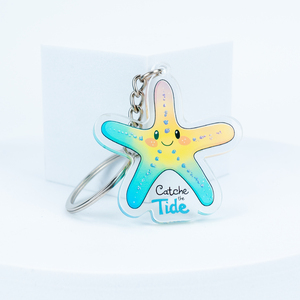 Fashion Promotional Items Custom Printed clear Acrylic Photo Charm Key Chain, Plastic Keyring, Custom Acrylic Keychain