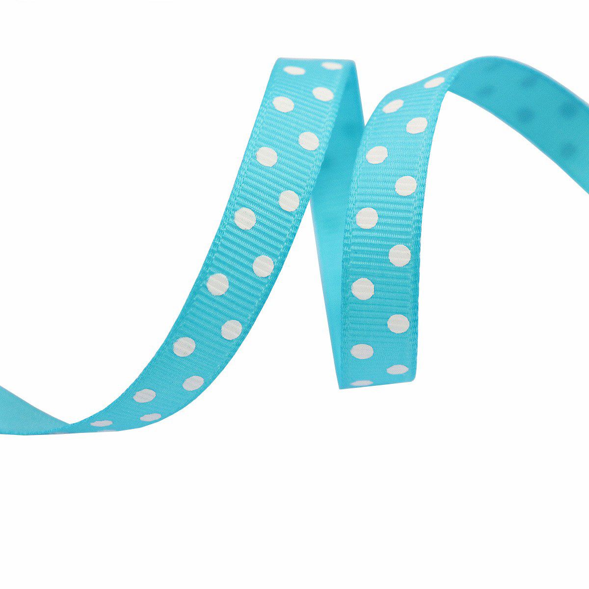 Turquoise-Polka Dot-1cm*10yds