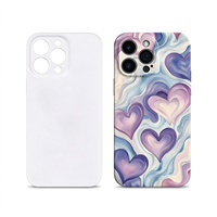 Coques de téléphone 3D par sublimation pour iPhone 18 Pro Max 17 16 Plus 15 14 13, impression par transfert thermique, coque rigide fine en PC monocouche