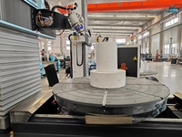 Máquina de Tallado CNC Vertical de 5 Ejes Rongchi, Router de Grabado 3D para Modelos Automotrices, Esculturas de Espuma, Madera y Moldes