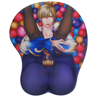 Tapis de souris 3D ergonomique, repose-poignet, Sexy, pour hommes, en Gel, inspiré du dessin animé, 1 pièce