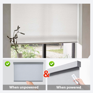 ม่านม้วนแบบ2-in-1แบบใช้มอเตอร์ทำจากเวนิสสินค้าใหม่ - Product Image 1