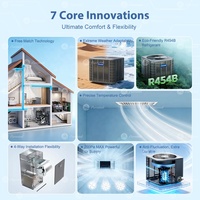 Unités de Traitement d'Air (UTA) 360000 Btu R32, Système de Climatisation Split Canalisé 3 Tonnes, Solution CVC Commerciale Légère pour l'Amérique du Nord