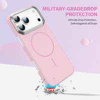 Nouvelle Coque de Téléphone Portable Rigide Luxe Colorée PC avec Chargement Magnétique Sans Fil Anti-Choc pour iPhone 17 16 15 Pro Max