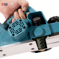 Raboteuse électrique sans fil 21V 82mm 15000 tr/min, mini-outil portatif pour le bois, batterie lithium-ion, moteur sans balais