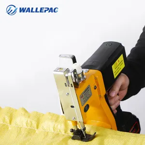 Wallepac Machine à coudre pour sacs tissés Machine à coudre industrielle électrique pour sacs à main Machine d'emballage d'égout pour sacs tissés à fermeture sans fil