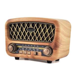 <span class=keywords><strong>Radio</strong></span> Portable <span class=keywords><strong>Vintage</strong></span> Rétro Moderne en Bois BT Sans Fil pour Enceinte <span class=keywords><strong>Transistor</strong></span> Rechargeable USB FM AM SW Dab - Product Image 1