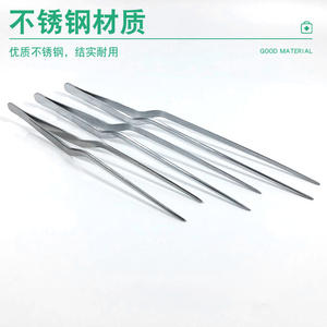 Pinzas de acero inoxidable con punta suave de 14 cm, 16 cm y 20 cm, de grado industrial, para laboratorio y reparación electrónica - Product Image 2