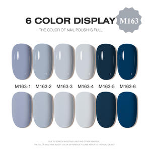 AILANUO Proveedor de Esmalte de Uñas Profesional para Salón de Belleza, Esmalte de Gel UV de 15 ml, Juego de 6 Colores, Suministros de Arte de Uñas Semipermanentes Personalizados - Product Image 2