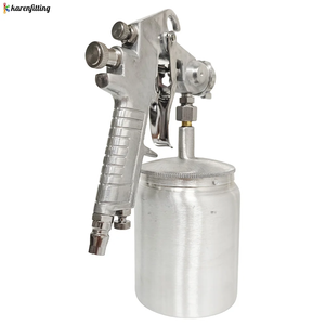 Pistolet de pulvérisation pneumatique robuste tout métal W-71 à alimentation par le bas pour la réparation automobile, la <span class=keywords><strong>peinture</strong></span> de meubles et le bricolage - Product Image 6