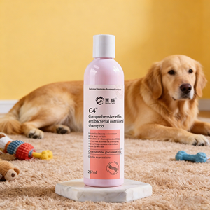 Gel Douche Nettoyant Moussant pour Chiens et Animaux de Compagnie, Shampoing et Après-shampoing, Anti-Démangeaisons et Anti-Tiques - Product Image 1
