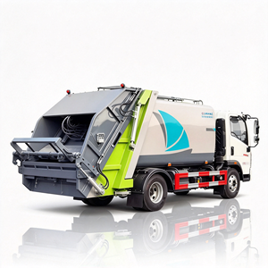 Camión de Basura de Compresión Sinotruk HOWO 4X2 de 8 Metros Cúbicos, Camión de Recolección y Transferencia de Basura para la Recolección Municipal - Product Image 3