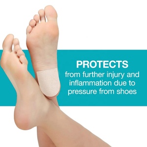 Cuscinetti per <span class=keywords><strong>tallone</strong></span> in feltro di lana morbida da 1/4 "autoadesivi di alta qualità per ridurre il <span class=keywords><strong>dolore</strong></span> e l'attrito - Product Image 2