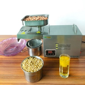 SLM-509 Nouvelle Mini Presse Automatique Domestique en Acier Inoxydable 4-6 <span class=keywords><strong>Kg</strong></span>/h pour Cacao, Arachides, Noix de Coco, Tournesol, Palme, Sésame 600W - Product Image 1