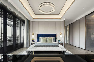 Ensembles de <span class=keywords><strong>chambre</strong></span> à coucher modernes en bois massif sur mesure Meubles haut de gamme Appartements villas 5 étoiles Shine comprenant un salon Chambres <span class=keywords><strong>d</strong></span>'<span class=keywords><strong>hôtes</strong></span> - Product Image 4