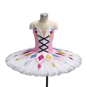 Tutu de danse professionnel <span class=keywords><strong>Coppelia</strong></span> Doll Pancake blanc Paquita pour enfant, idéal pour les compétitions et spectacles de ballet - Product Image 1