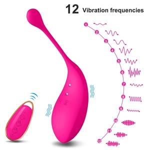 Potente Vibrador de Huevo con Control Remoto Inalámbrico de Silicona, Juguetes Sexuales para Mujeres, Vibrador de Punto G Portátil, Huevo del Amor - Product Image 5