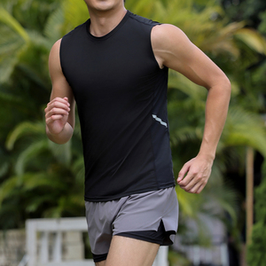 Camiseta Deportiva sin Mangas para Hombre, Personalizada con Logotipo, Absorbente de Humedad, para Gimnasio, Running y Fitness - Product Image 2