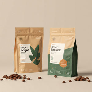 Eco-vriendelijke, op maat gemaakte, recyclebare, gelamineerde ritssluitertas met beveiligingsfuncties voor snacks, koffie, thee, poeder en voedsel; duurzame verpakking - Product Image 4