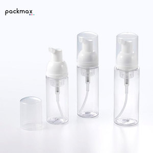 40ml 50ml 80ml Round PET Foaming <b>Pump</b> <b>Bottle</b> with Screw Cap Skincare Soap Mousse <b>Bottle</b> for Facial Cleanser & Foam Soap - Product Image 2