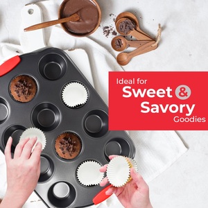 Tùy chỉnh 10 cái Lò nướng bakeware không dính thép carbon bakeware Set với nhiệt độ cao sức đề kháng Silicone xử lý - Product Image 4